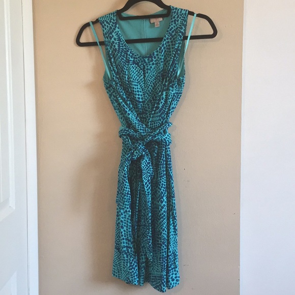 Issa London Dresses | Issa London Banana Republic Wrap Style Dress | Color: Black/Blue | Size: 2 | Costcodogmom's Closet